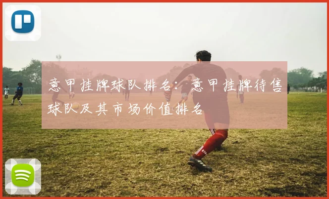 意甲挂牌球队排名：意甲挂牌待售球队及其市场价值排名